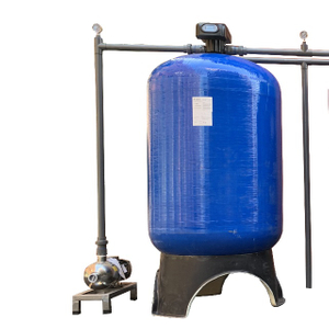 5-6TPH maquinaria industrial de ablandamiento de agua RO agua dura a agua blanda sistema intercambiador de tanque de sal equipo de filtro de agua suave 