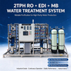 2TPH Sistema ultrapuro de lecho mixto RO + EDI + dos etapas